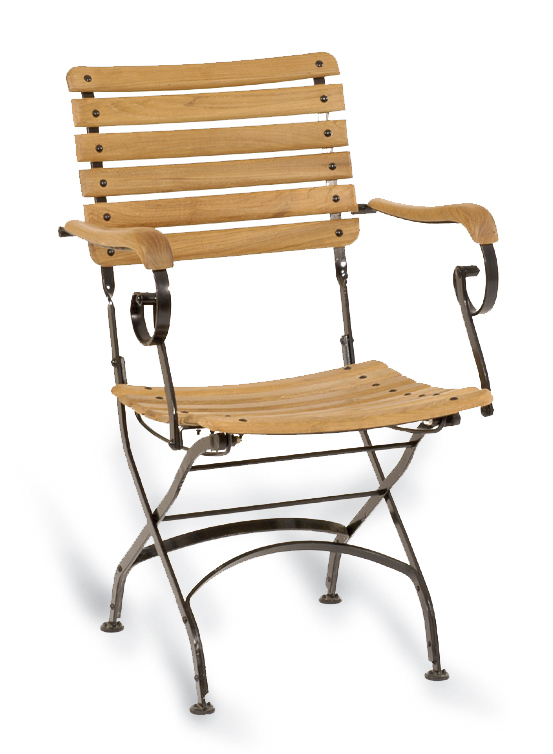 SonnenPartner Klappsessel "Oxford"
 Eisen / Teak