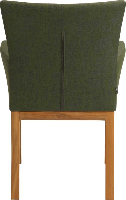 Stern ARTUS Sessel Teak dunkelgrün/schiefergrau meliert