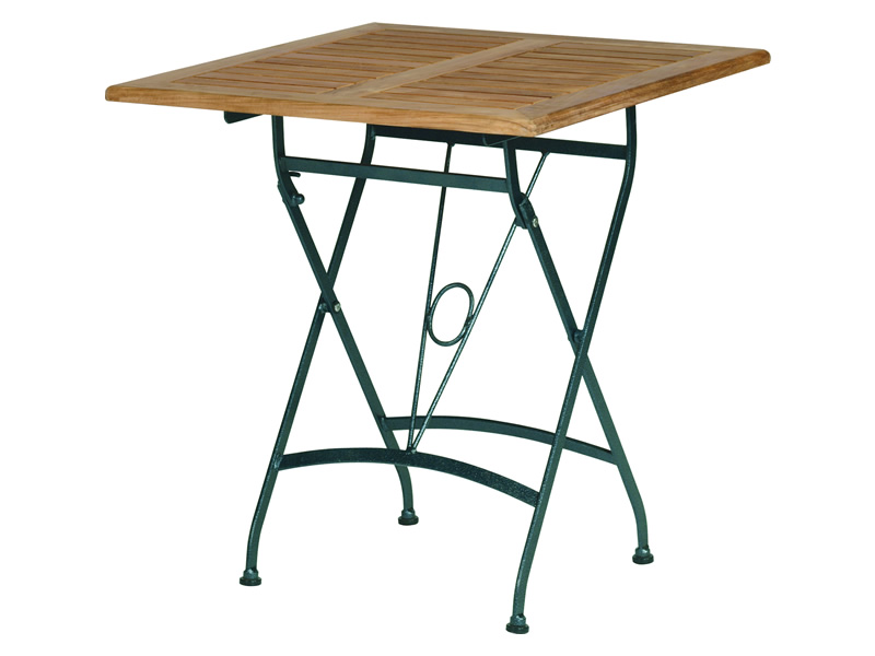 4Seasons Outdoor Lindau Klapptisch 70x70 cm mit Teakholz