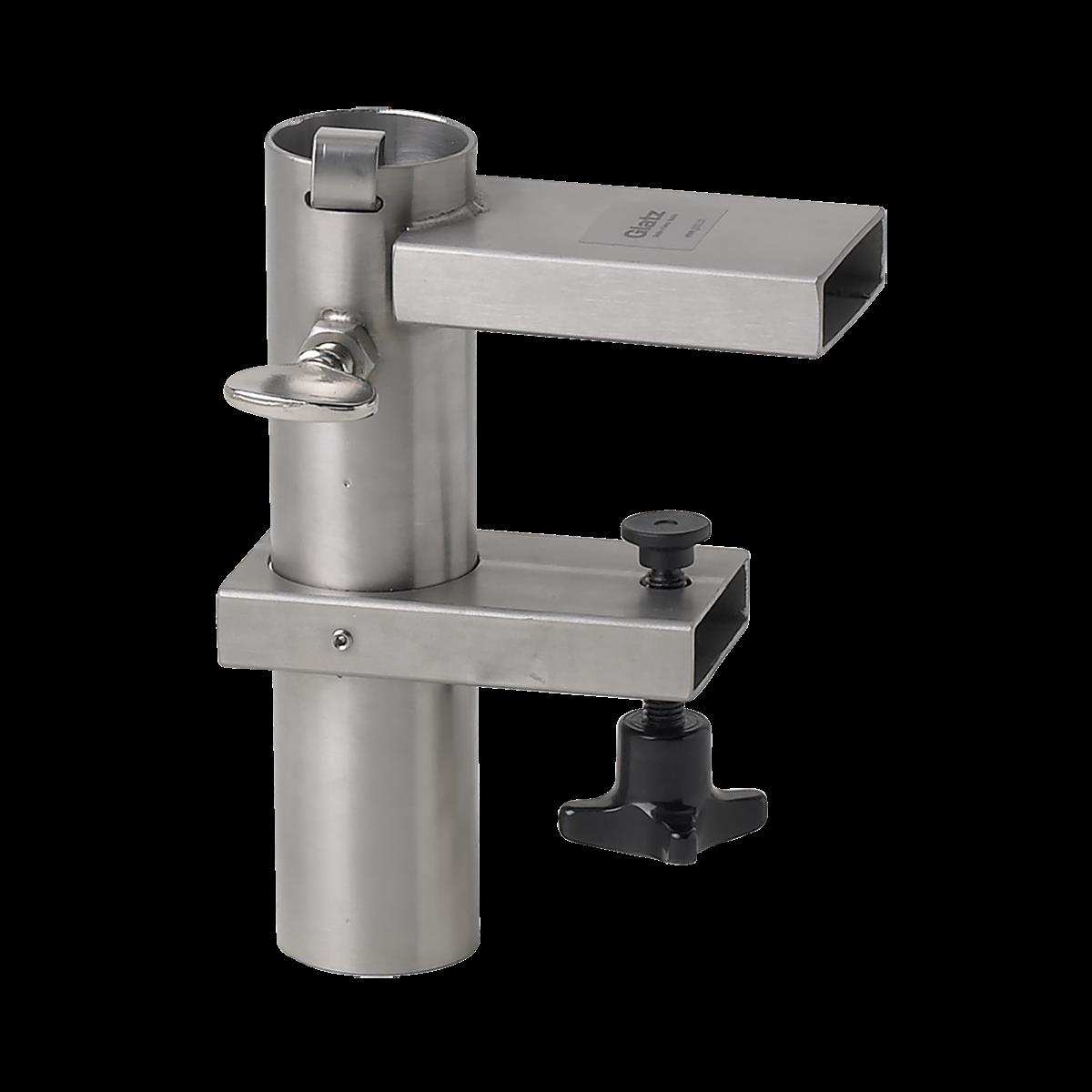 Glatz Bride U, f. waagrechten, flachen Handlauf, Vierkantprofil bis 120 mm