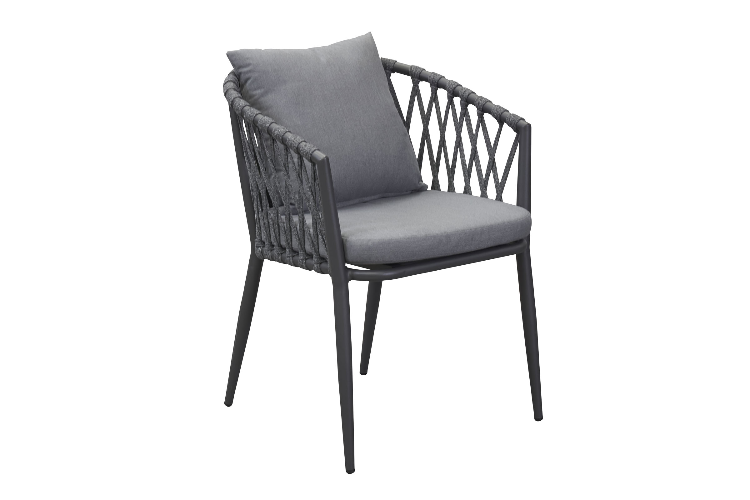 Dining Sessel Robby grau inkl. Kissen