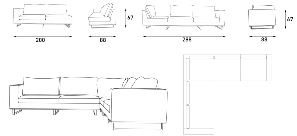 KETTLER Ego Lounge-Set SUNBRELLA