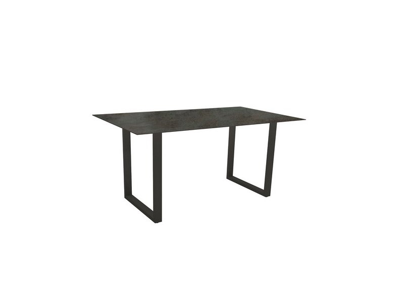 STERN Holly Dining-Bank/Liege Set Aluminium anthrazit mit Tisch und Stühle 3x Skelby
