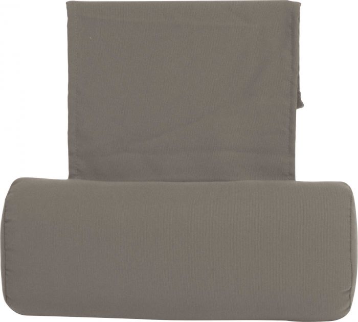Stern Kopfpolster ca. 15x37x6 cm 100% Polyacryl Dessin graubraun